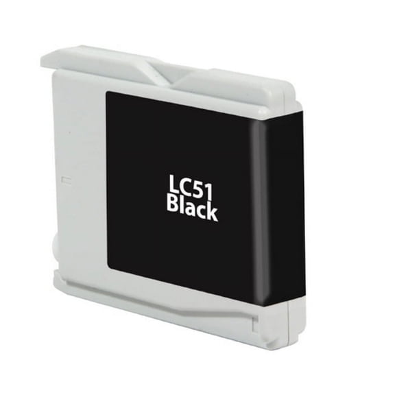 PrinterDash Compatible with CTGLC51B Black Inkjet (500 Page Yield) - Replacement to Brother LC-51BK