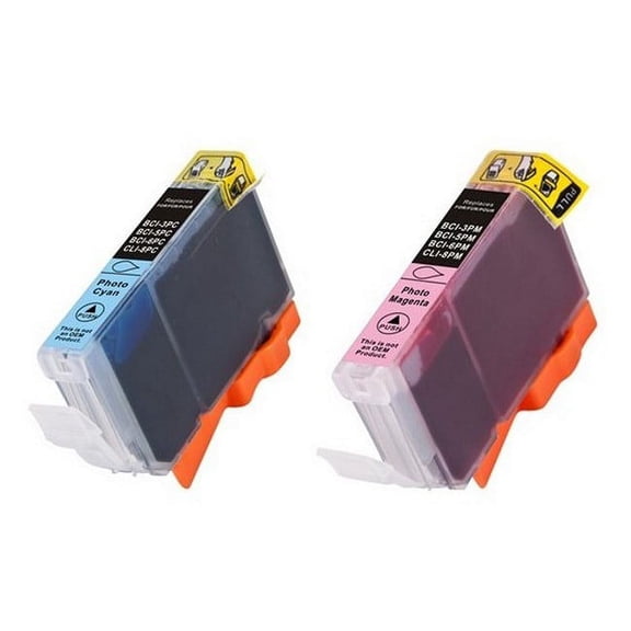 PrinterDash Compatible Replacement for Canon BJC-8200/i900/i900/i9950/S820/S9000 Inkjet Combo Pack (PC/PM-280 Page Yield) (BCI-6) (BCI-6PCPM)