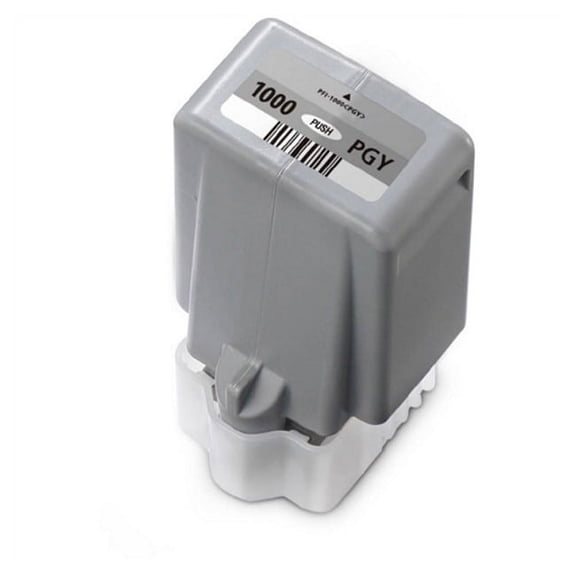 PrinterDash Compatible Replacement for Canon ImagePROGRAF PRO 1000 Photo Gray Pigment Wide Format Inkjet (80ML) (PFI-1000PGY)