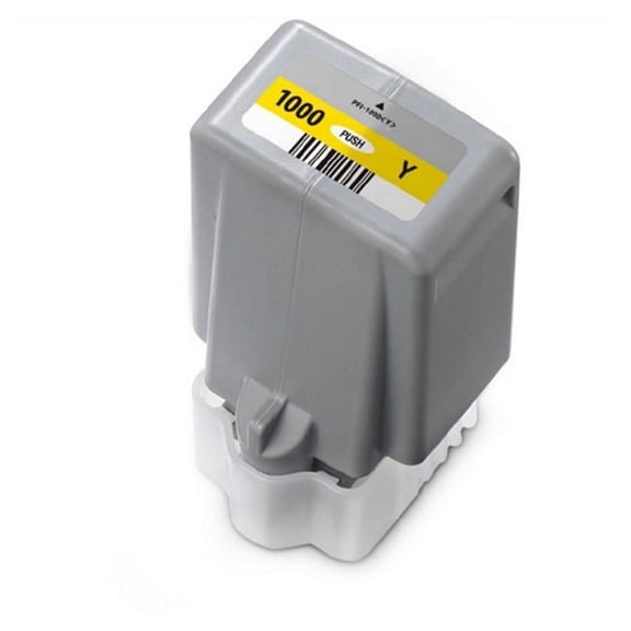 PrinterDash Compatible with Canon ImagePROGRAF PRO 1000 Yellow Pigment Wide Format Inkjet (80ML) (0549C002)