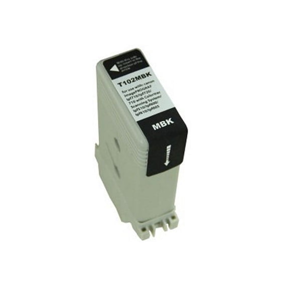 PrinterDash Compatible with Canon iPF-500/iPF-510/iPF-600/iPF-605/iPF-610/iPF-700/iPF-750/iPF-760/iPF-765 Matte Black Wide Format Inkjet (130 ML) (PFI-102MBK)