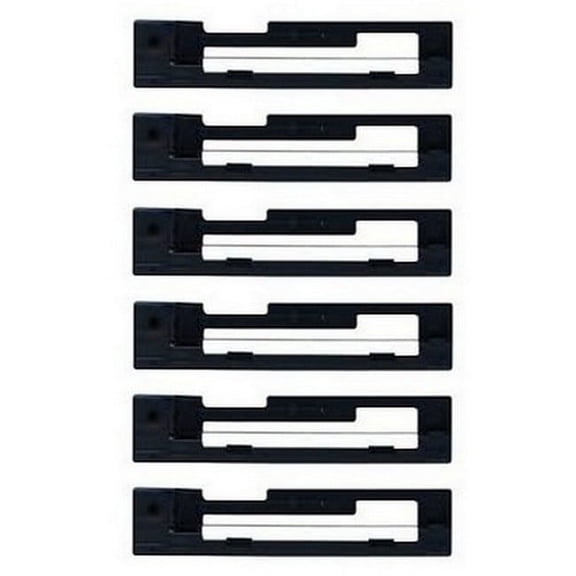 PrinterDash Compatible with Citizen CBM-910/CBM-920/MD-910/MD-911/iDP-3110/iDP-3111 Black P.O.S. Printer Ribbons (6/PK) (IR-91B)