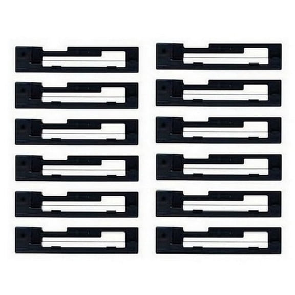 PrinterDash Compatible Replacement for Citizen CBM-910/CBM-920/MD-910/MD-911/iDP-3110/iDP-3111 Black P.O.S. Printer Ribbons (12/PK) (85295_12PK)