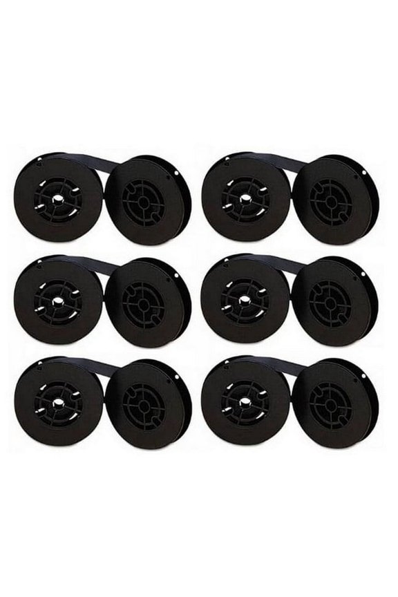 PrinterDash Compatible Replacement for DEC LA-30/LA-35/LA-40/LA-60/LA-80/LA240/LS-120 Black Printer Ribbons (6/PK) (61485)