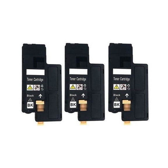 PrinterDash Compatible with Dell 1250C/1350CNW/1355CN/1355W/C7160NW/C1765NF/C1765NFW Black Toner Cartridge (3/PK-2000 Page Yield) (3BK1760)