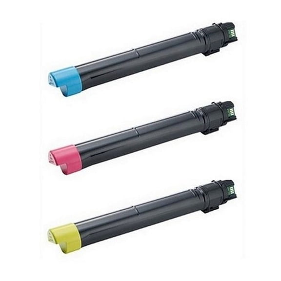 PrinterDash Compatible with Dell C7765DN Toner Cartridge Combo Pack (C/M/Y) (469-5150)