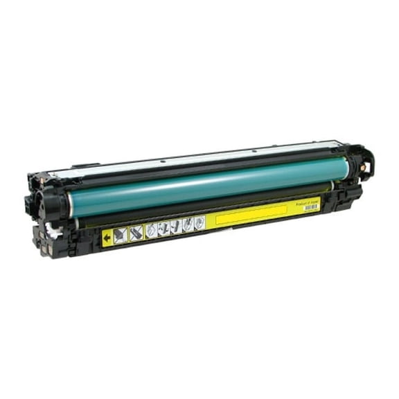 PrinterDash Compatible with DPC5525Y Yellow Toner Cartridge (15000 Page Yield) - Replacement to HP CE272A / HP NO. 650A