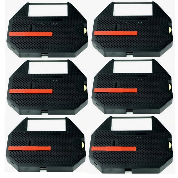 PrinterDash Compatible Replacement for DX-10/DX-20/DX-35 Black Typewriter Correctable Ribbons (6/PK) (7751-US)