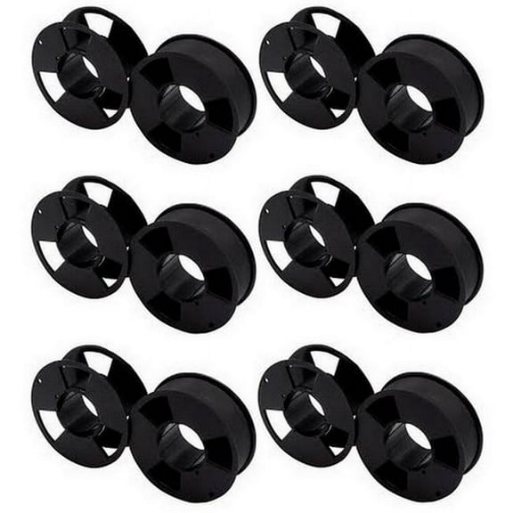 PrinterDash Compatible Replacement for Data Printer 3100/3121/3150/3300/3301/3600/3601/3751/3901/3903/6814 Black Printer Ribbons (6/PK) (62100G1)