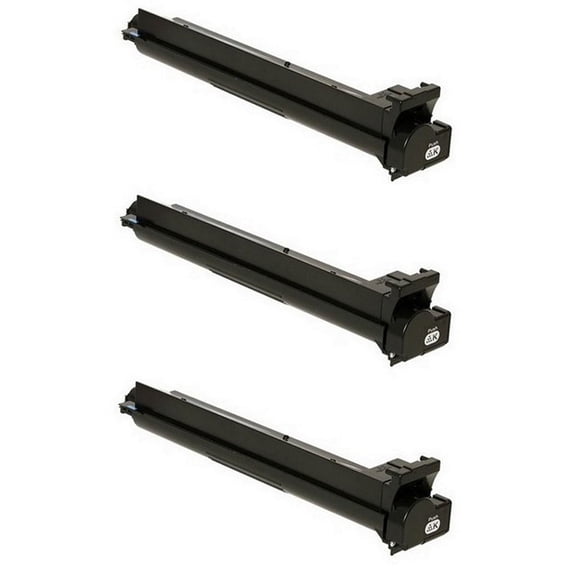 PrinterDash Compatible Replacement for Develop ineo + 250/ineo + 251 Black Toner Cartridge (3/PK-20000 Page Yield) (DEV8938509_3PK)