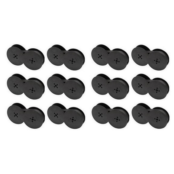 PrinterDash Compatible Replacement for Diebold Teletype 33 Black Printer Ribbons (12/PK) (00-050770-A_12PK)