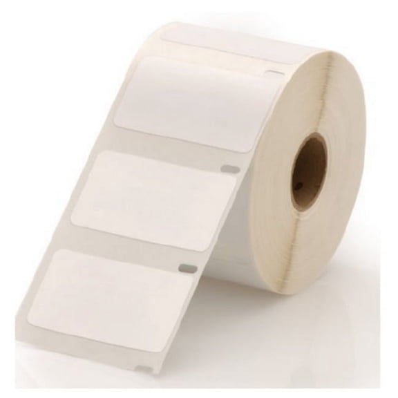 PrinterDash Compatible with Dymo White Medium Multipurpose Labels (2.25in x 1.25in) (1000 Labels) (30334)