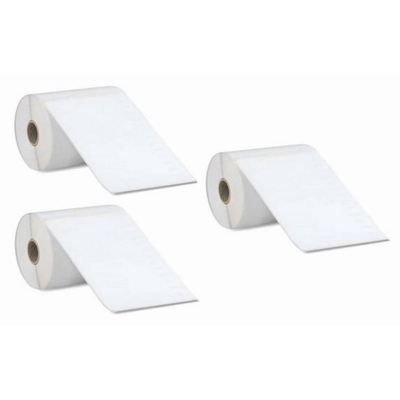 PrinterDash Compatible Replacement for Dymo White Shipping Labels (4in x 6in) (3/PK-220 Labels) (1744907_3PK)