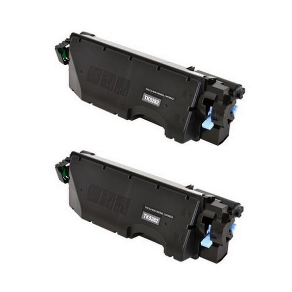PrinterDash Compatible Replacement for ECOSYS M6235cidn/M6635cidn/P6235cdn Black Toner Cartridge (2/PK-13000 Page Yield) (TK-5280K_2PK)