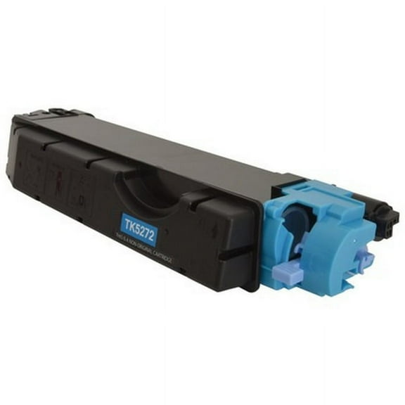 PrinterDash Compatible Replacement for ECOSYS M6630cidn/ECOSYS P6230cdn Cyan Toner Cartridge (6000 Page Yield) (TK-5272C)