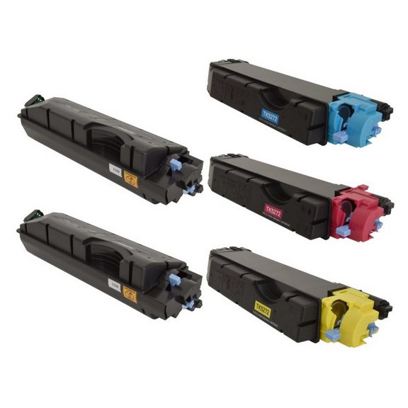 PrinterDash Compatible Replacement for ECOSYS M6630cidn/ECOSYS P6230cdn Toner Cartridge Combo Pack (2-BK/1-C/M/Y) (1T02TV02B1CMY)