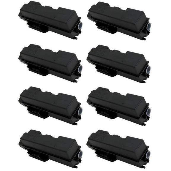PrinterDash Compatible with Kyocera Mita ECOSYS P2040dn/ECOSYS P2040dw Black Toner Cartridge (8/PK-7200 Page Yield) (TK-1160_8PK)
