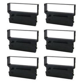 PrinterDash Compatible with General Ribbon E248 Black P.O.S. Printer Ribbons (6/PK) - Replacement to Citizen IR-61B