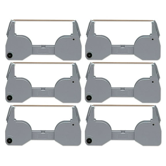 PrinterDash Compatible with General Ribbon T350 Typewriter Lift Off Cassette (6/PK) - Replacement to IBM 1337765