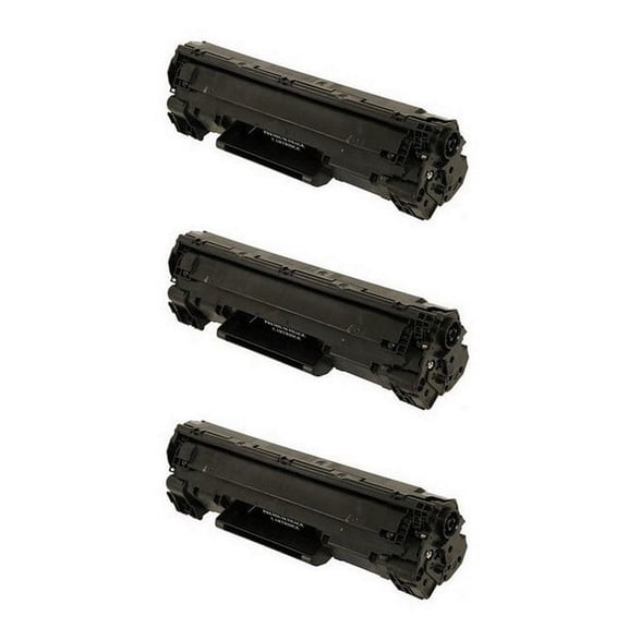 PrinterDash Compatible with HP Laser Jet M1120/M1120N/M1522N/M1522NF/P1505/P1505N Jumbo Toner Cartridge (3/PK-3000 Page Yield) (NO. 36X) (CB436CX_3PK)
