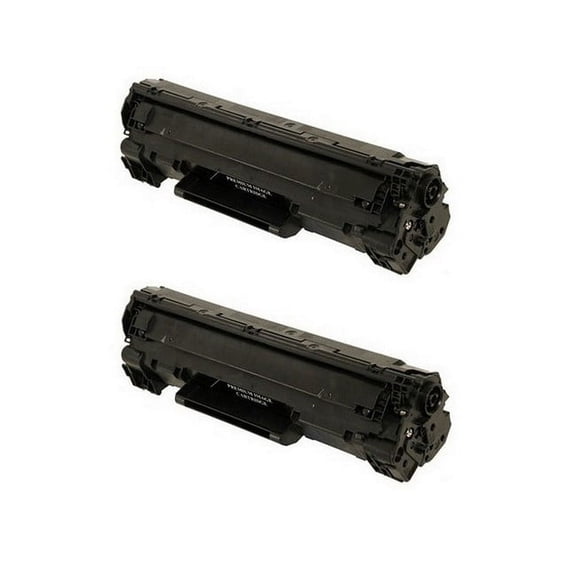 PrinterDash Compatible with HP Laser Jet M1120/M1120N/M1522N/M1522NF/P1505/P1505N Toner Cartridge (2/PK-2000 Page Yield) (NO. 36A) (CB436D)