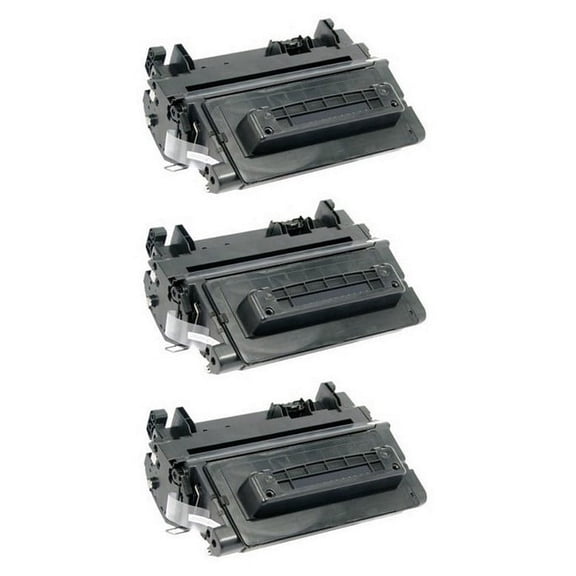 PrinterDash Compatible with HP Laser Jet Enterprise 600 M601DN/M601N/M602DN/M602N/M602X/M603DN/M603N/M603XH/M4555-MFP Toner Cartridge (3/PK-10000 Page Yield) (NO. 90A) (CE390AC_3PK)