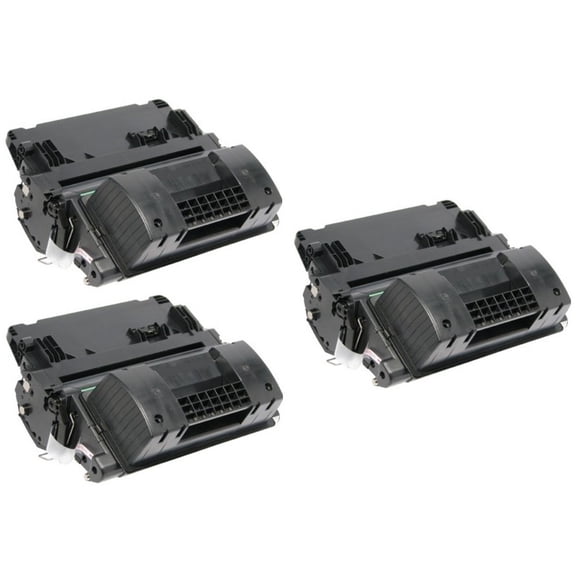 PrinterDash Compatible with HP Laser Jet Enterprise 600 M602DN/M602N/M602X/M603DN/M603N/M603XH/M4555-MFP GSA Toner Cartridge (3/PK-24000 Page Yield) (NO. 90X) (CE390XG_3PK)