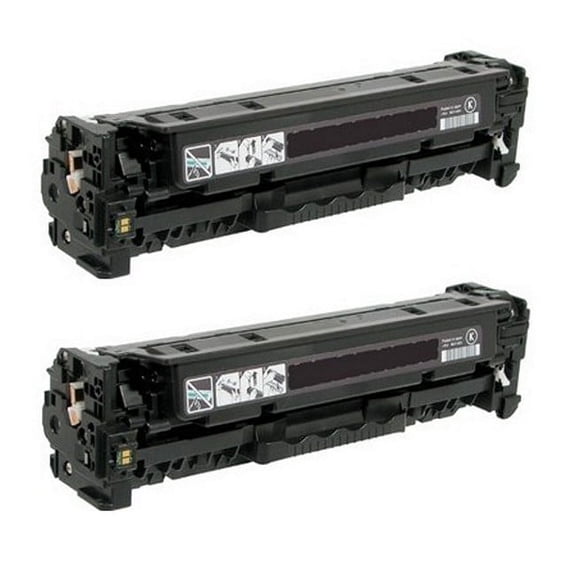 PrinterDash Compatible with HP Laser Jet Pro Color M351/M375NW/M451DN/M451DW/M451NW/M475DN/M475DW Black Jumbo Toner Cartridge (2/PK-4600 Page Yield) (NO. 305X) (CE410XCJD)