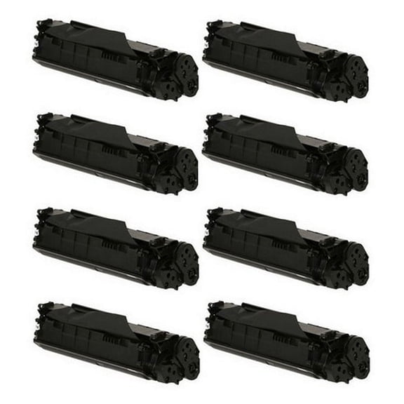 PrinterDash Compatible with HP Laser Jet 1010/1012/1015/1018/1020/1022/3015/3020/3030/3055/M1005/M1319 Toner Cartridge (8/PK-2000 Page Yield) (NO. 12A) (Q2612L_8PK)