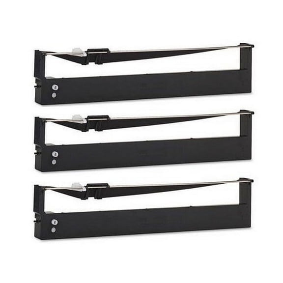 PrinterDash Compatible Replacement for IBM 4247 Model V/X03/Z03/4249 Series Black Printer Ribbons (3/PK) (85845_3PK)