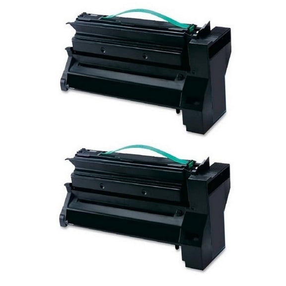PrinterDash Compatible with IBM InfoPrint Color 1754 Express/Color 1764-MFP Black Extra High Yield Toner Cartridge (2/PK-15000 Page Yield) (39V1919J_2PK)