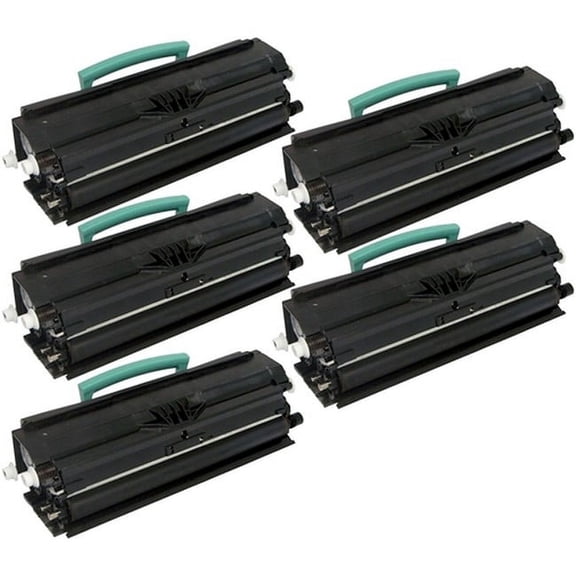 PrinterDash Compatible with IBM InfoPrint 1930/1940MFP Jumbo High Yield Toner Cartridge (5/PK-18000 Page Yield) (39V3712J_5PK)