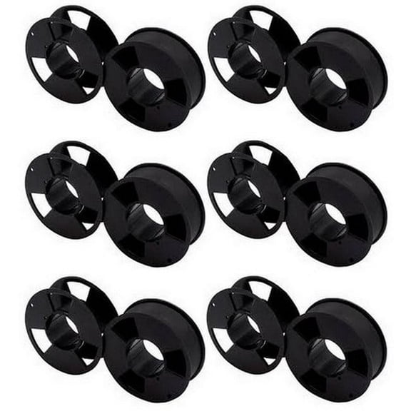 PrinterDash Compatible Replacement for ITT Courier 6230/6260/9341/9342 Black Printer Ribbons (6/PK) (65480G3)