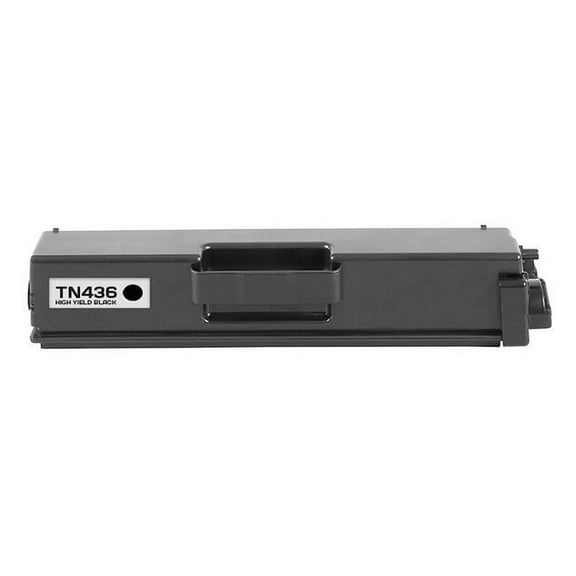 PrinterDash Compatible with Innovera IVRTN436BK Black Super High Yield Toner Cartridge (6500 Page Yield) - Replacement to Brother TN-436BK