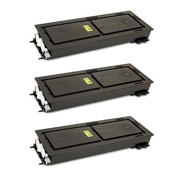PrinterDash Compatible Replacement for KM-2540/KM-2560/KM-3040/KM-3060 Toner Cartridge (3/PK-20000 Page Yield) (TK-677) (1T02H00CS0_3PK)