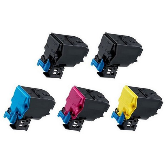 PrinterDash Compatible with Konica Minolta bizhub C35/bizhub 35P Toner Cartridge Combo Pack (2-BK/1-C/M/Y) (TN-P222B1CMY)