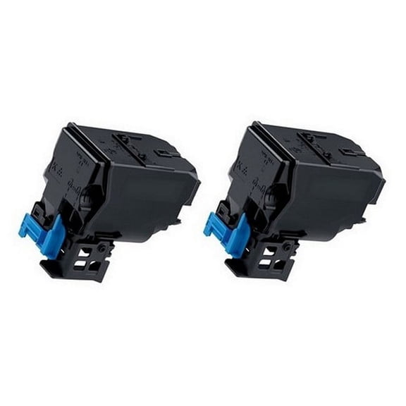 PrinterDash Compatible with Konica Minolta bizhub C35/bizhub 35P Black Toner Cartridge (2/PK-5200 Page Yield) (TN-P22K_2PK)