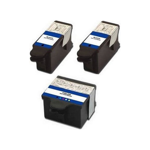 PrinterDash Compatible with Kodak Easyshare 5100/5300/5500/ESP-3250/ESP-5250/ESP-6150/ESP-7250/ESP-9250 High Yield Inkjet Combo Pack (2-Black/1-Color) (NO. 10) (1270917_1PK/1810829_1PKMP)