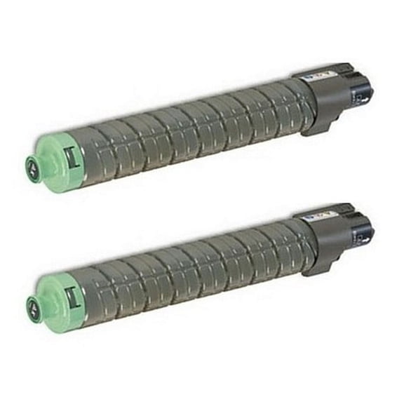 PrinterDash Compatible with Lanier MP-C3002/MP-C3502 Black Toner Cartridge (2/PK-28000 Page Yield) (TYPE MP-C3502) (484-2016_2PK)