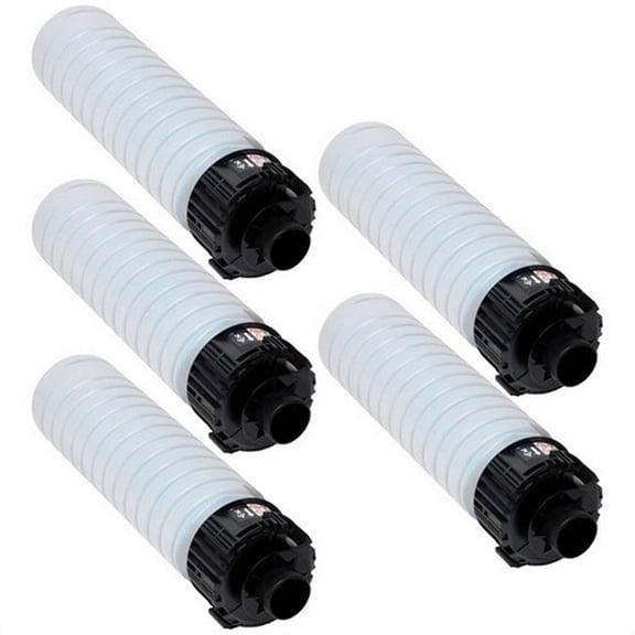 PrinterDash Compatible with Lanier IM-2500/IM-3500/MP-2554/MP-3054/MP-3055/MP-3554/MP-3055 Series Black Toner Cartridge (5/PK-24000 Page Yield) (TYPE MP2554) (841993_5PK)