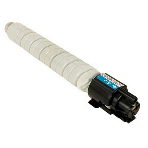 PrinterDash Compatible with Lanier MP-C306/MP-C306ZSPF/MP-C307/MP-C307SPF/MP-C406/MP-C406ZSPF Series Cyan Toner Cartridge (6000 Page Yield) (TYPE MP-C406) (842092)