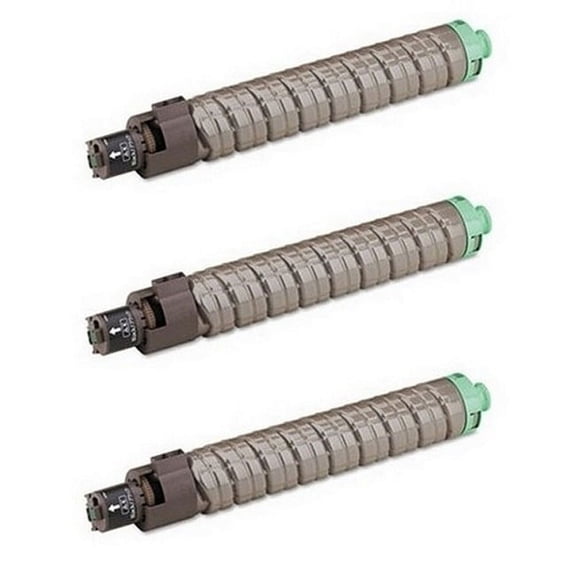 PrinterDash Compatible with Lanier MP-C4503/MP-C4504EX/MP-C5503/MP-C5504SP/MP-C6003/MP-C6004EX Black Toner Cartridge (3/PK-33000 Page Yield) (TYPE MP-C6003) (884-1853_3PK)