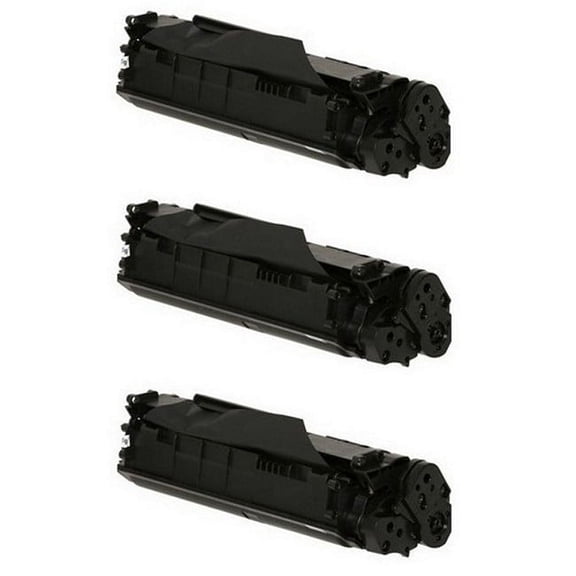 PrinterDash Compatible with Canon LBP-2900/LBP-3000 Toner Cartridge (3/PK-2000 Page Yield) (7616A003AA_3PK)