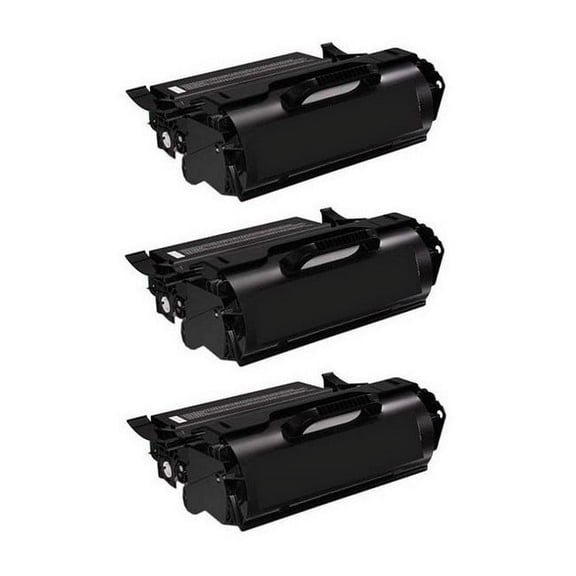 PrinterDash Compatible with Lexmark Optra S1250/S1255N/S1620N/S1625N/S1650N/S1855N/S2420N/S2450N/S2455N GSA Toner Cartridge (3/PK-17600 Page Yield) (12A6591_3PK)