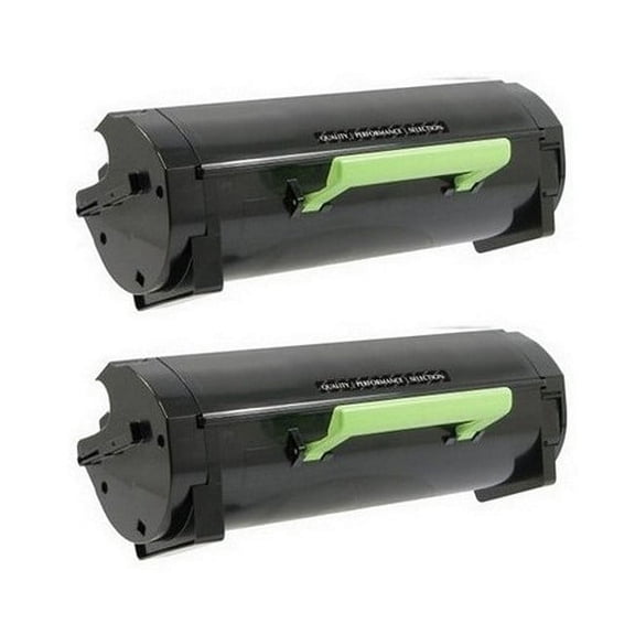 PrinterDash Compatible with Lexmark MX-310/MX-410/MX-510/MX-511/MX-610/MX-611 Series Jumbo Toner Cartridge (2/PK-20000 Page Yield) (NO. 601H) (60F1H00J_2PK)