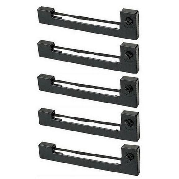 PrinterDash Compatible with M150/M160/M170/M180/M185/M190/M195 Black P.O.S. Printer Ribbons (5/PK) (S015354)
