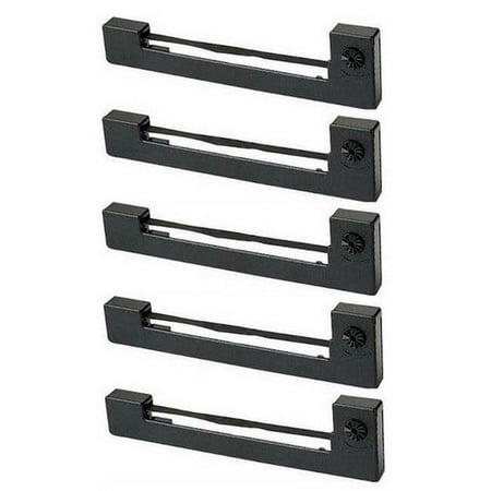 PrinterDash Compatible with M150/M160/M170/M180/M185/M190/M195 Purple P.O.S. Printer Ribbons (5/PK) (C43S015354P)