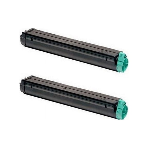 PrinterDash Compatible Replacement for OKI01103402_2PK - Black