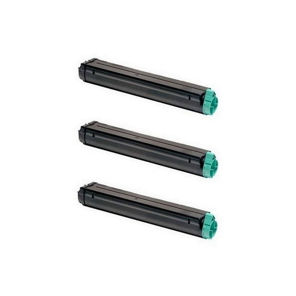 PrinterDash Compatible Replacement for OKI01103402_3PK - Black