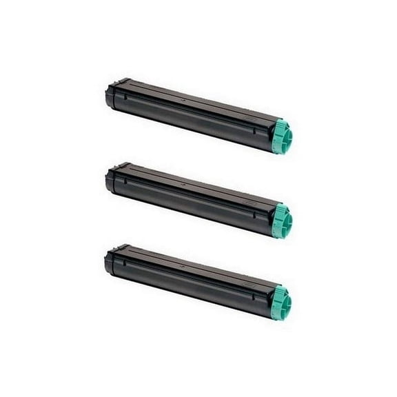 PrinterDash Compatible Replacement for OKI01103402_3PK - Black